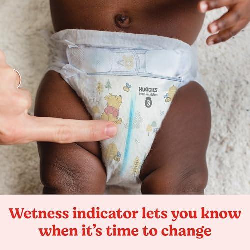 HUGGIES Huggies Size 3 Diapers, Little Snugglers Baby Diapers, Size 3 (16-28 lbs), 68 Count