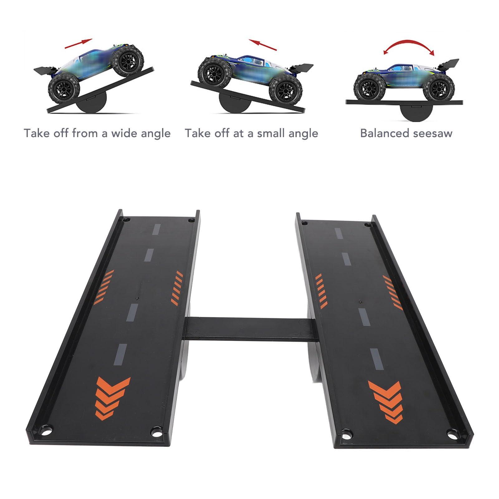 Keenso Keenso RC Car Ramp,Racing Jumping Ramp with Adjustable Incline Angles for RC Cars 1/8 1/10 1/12 1/14 1/16 Scale