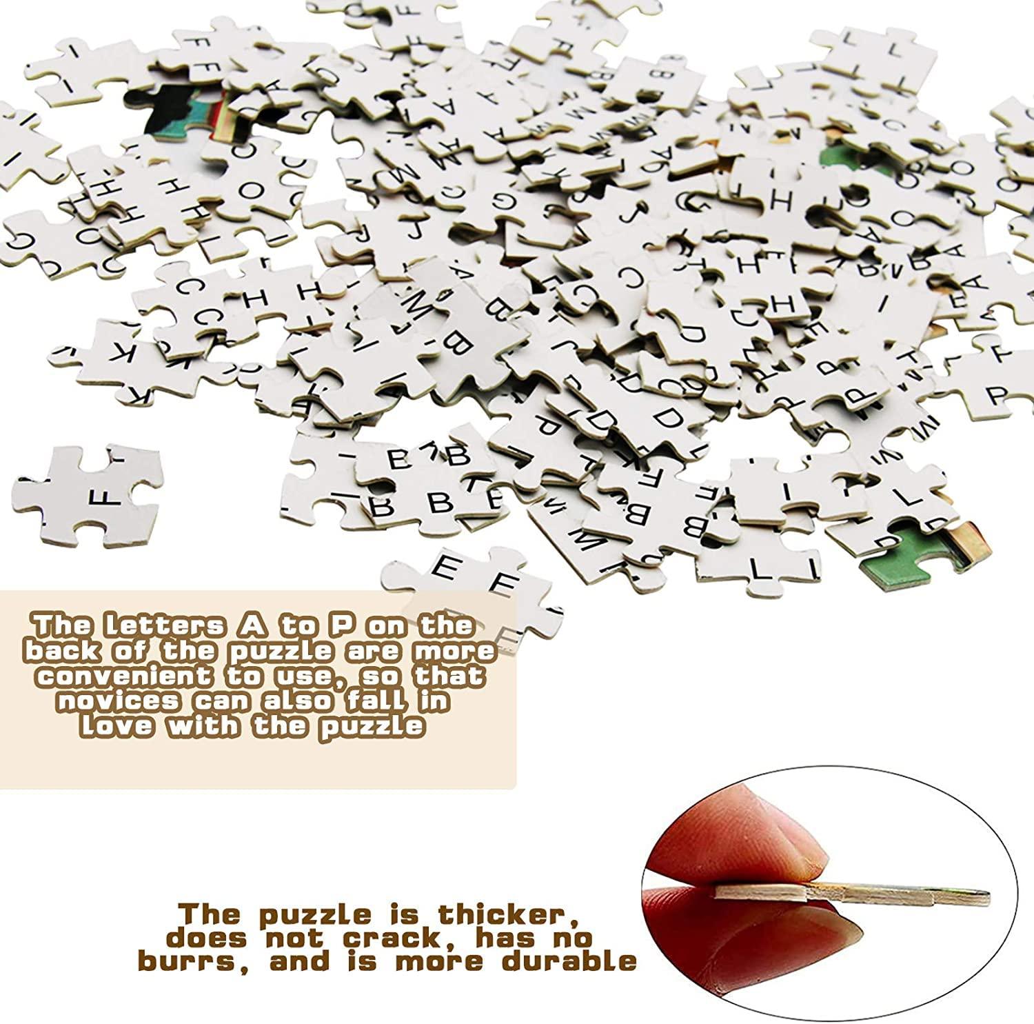 BAIMAN 1000 Pieces Large Whiskey Jigsaw Puzzles for Adults and Teens Ages 12 and Up Intellectual Puzzles Personalized Gift Ideal for DIY,Relaxation,Hobby,Entertainment 19.7x27.6 Inches