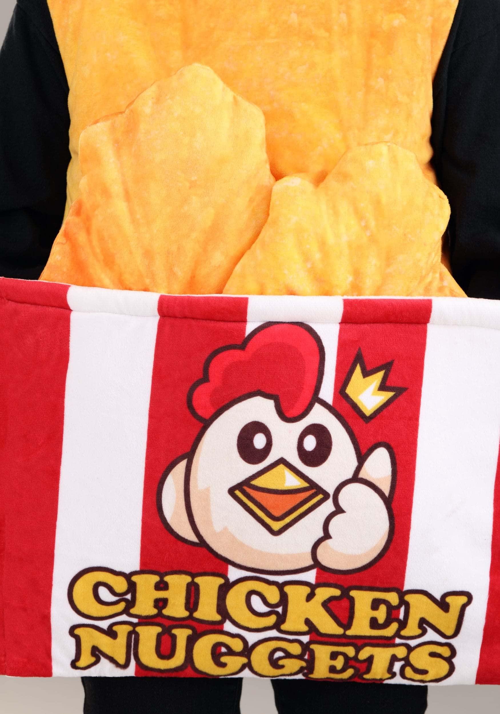 FUN Costumes Chicken Nugget Costume for Kids - Sleeveless Tunic with Foam Box - Food & Drink Theme