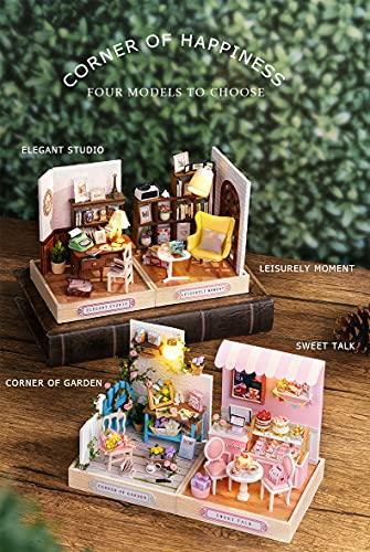 Flever Flever Dollhouse Miniature DIY House Kit Creative Room with Furniture for Romantic Valentine\'s Gift (Sweet Talk)