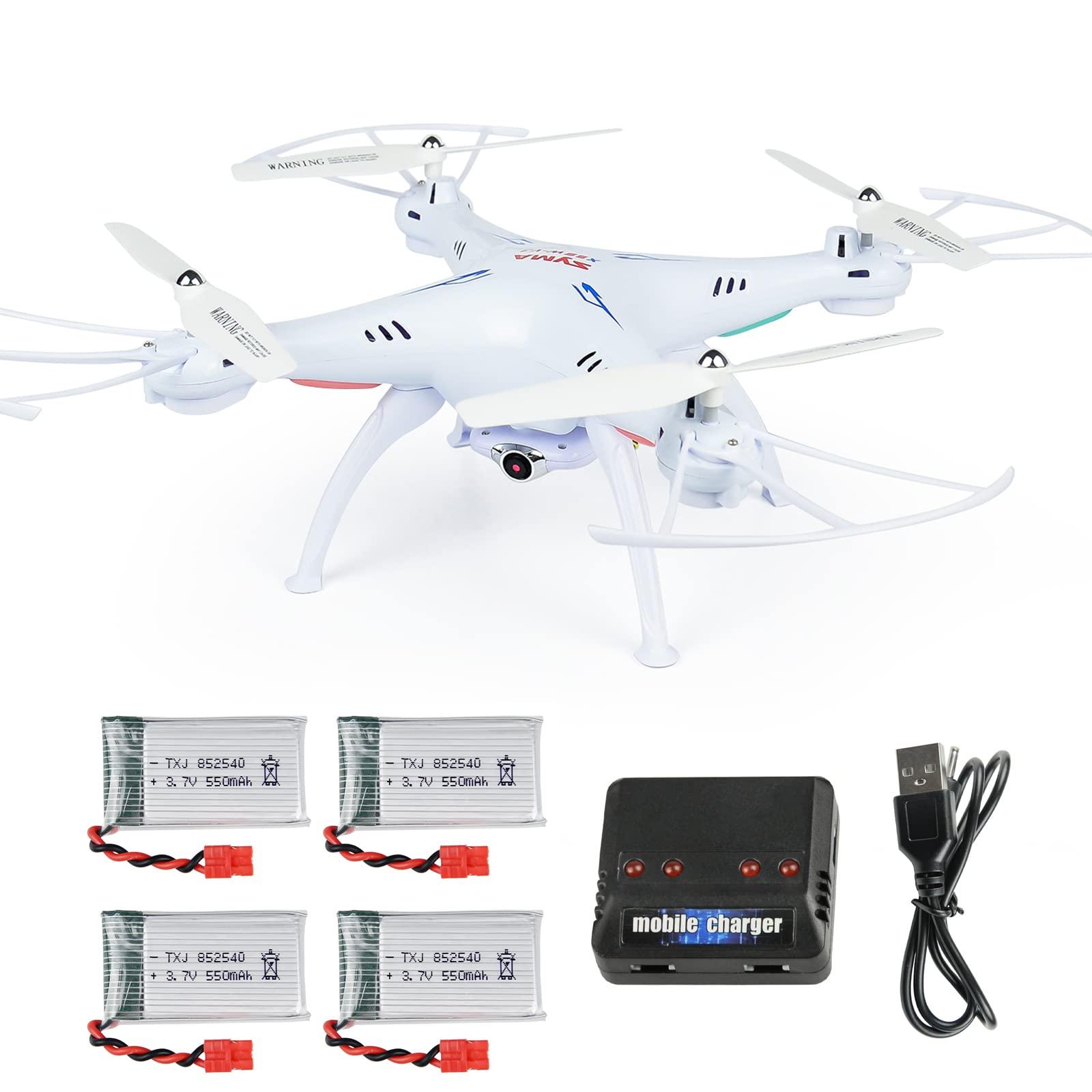 Cheerwing Cheerwing Syma X5SW-V3 WiFi FPV Drone with Camera, 4pcs 550mAh Batteries and 4-in-1 Charger