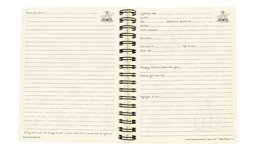Write it Down Write it Down series by Journals Unlimited, Series Guided Journal, Destinations, My Lighthouse Journal, Full-size 7.5\"x 9\", Kraft Hard Cover, Made in USA