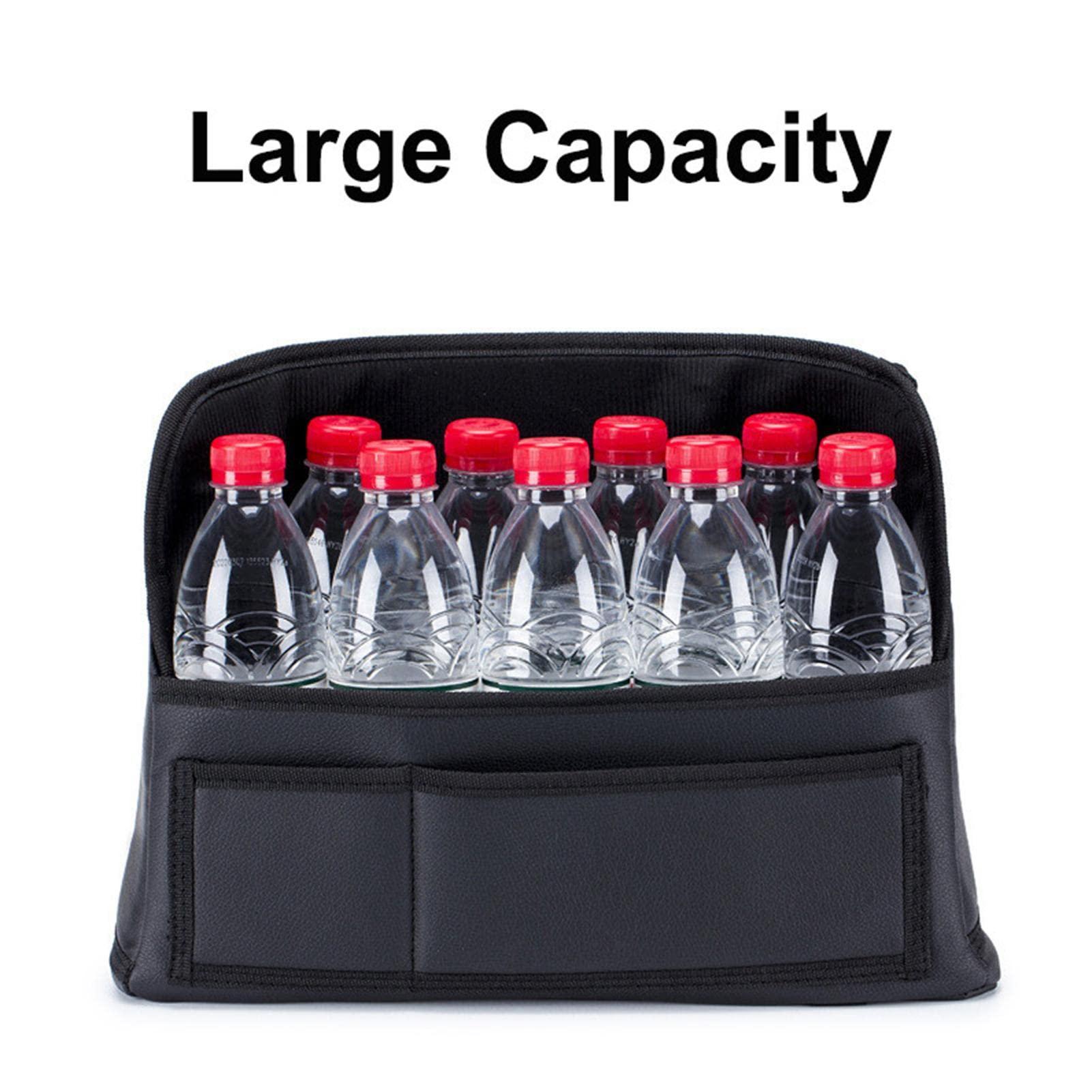 HOMRAA Car Organizers and Storage Car Seat Organizer Purse Holder Between Seats Pocket Handbag Holder Car Handbag Holder Car Storage Bag Leather Bag Between Front Seats Barrier and Storage Pocket Co