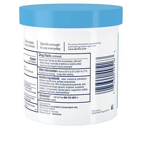 Desitin Desitin Daily Defense Baby Diaper Rash Cream with Zinc Oxide to Treat, Relieve & Prevent diaper rash, Hypoallergenic, Dye-, Phthalate- & Paraben-Free, 16 oz