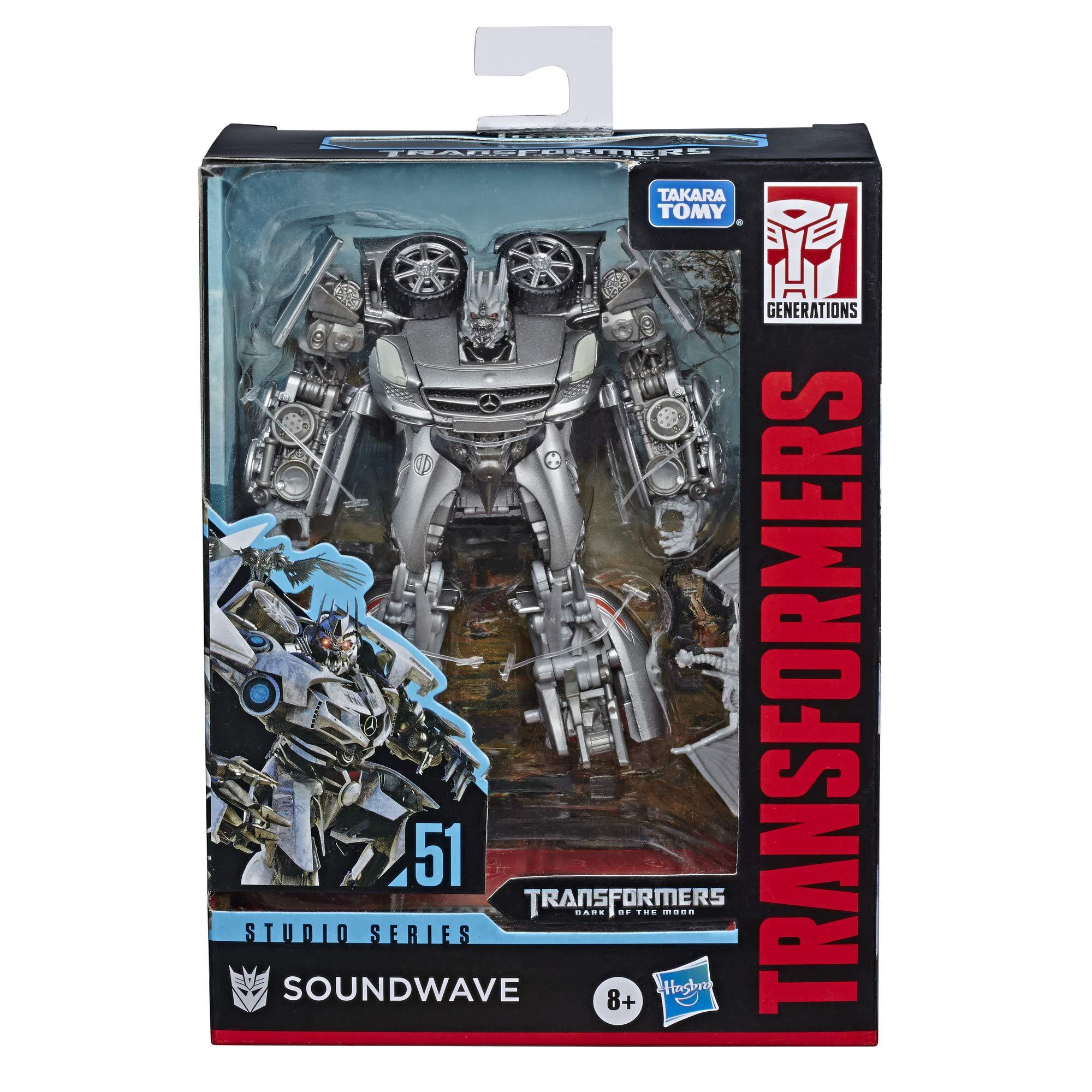 Transformers Transformers Toys Studio Series 51 Deluxe Class Dark of The Moon Movie Soundwave Action Figure - Kids Ages 8 & Up, 4.5"