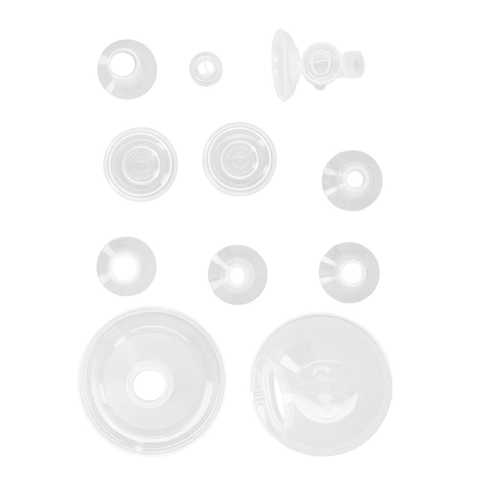ANGGREK Silicone Breast Pump Flange Inserts, Comfort Reduce Swelling Wearable Breast Pump Flange Inserts for S9 S10 S12 for Daily Use