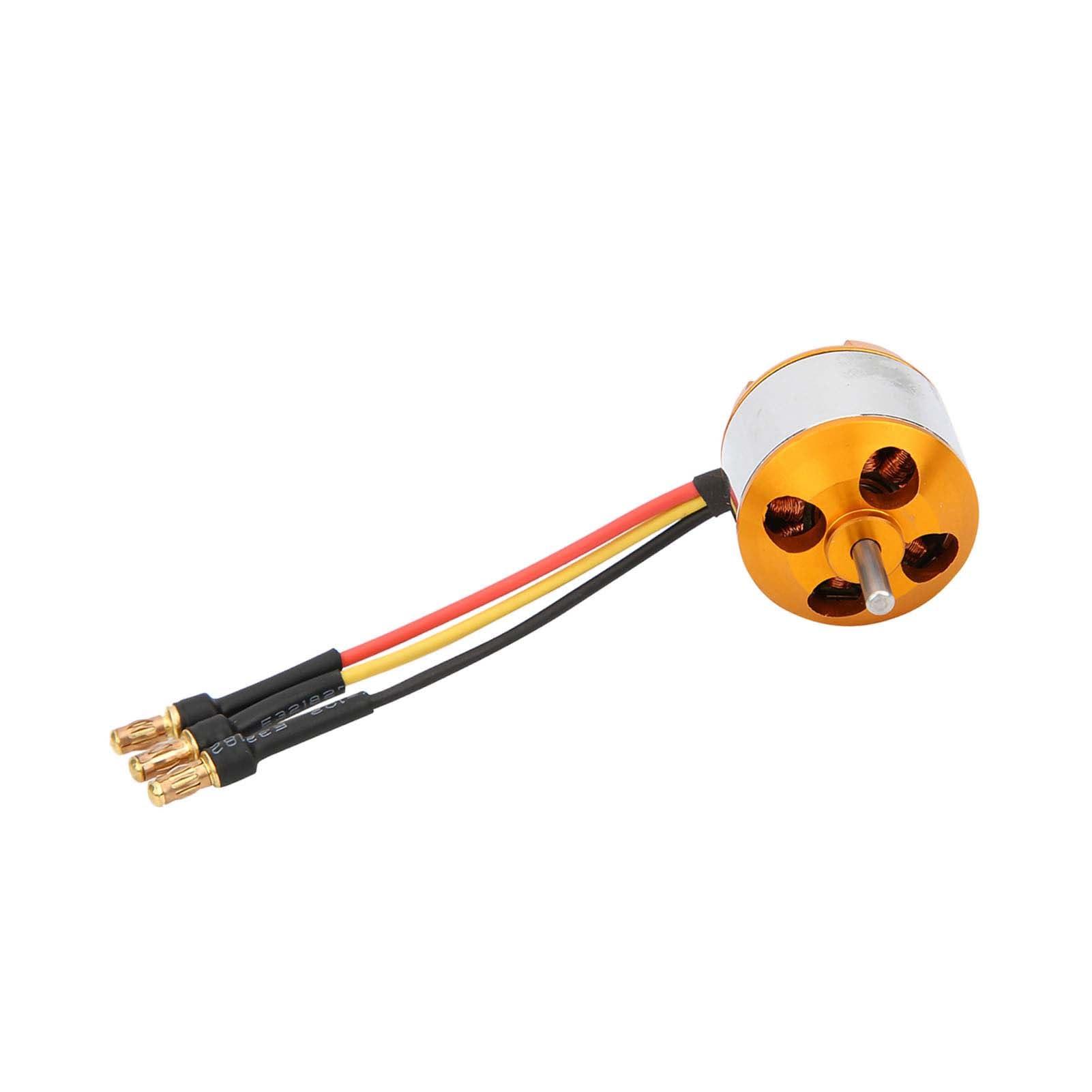 plplaaoo Brushless Outrunner Motor,Professional A2212 Outrunner Brushless Motor,High Power RC Brushless Motor Controller with Accessory Bag for RC Quadcopter (1400KV)