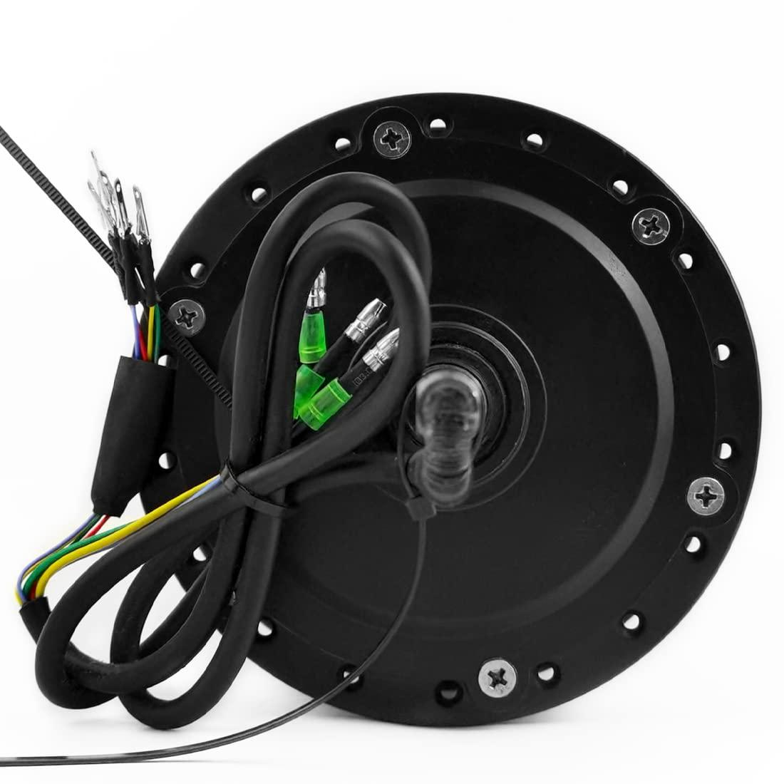 L-faster 24V/36V 250W Electric Bike Brushless Motor Kit Electric Bicycle Conversion Kit Youe Rear Hub Motor Fit Disc Brake and Speed Gear (48V)