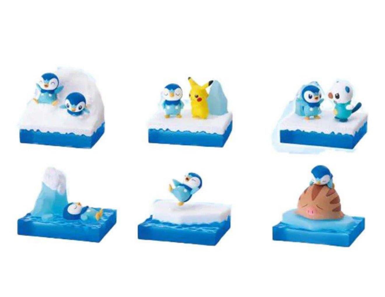 Re-Ment Re-Ment Pokemon Piplup on Ice Miniature Figures (Piplup & Oshawott)