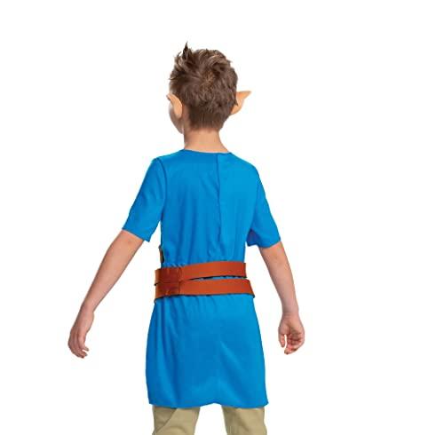 Disguise Link Costume for Kids, Official Zelda Breath of The Wild Costume, Classic Child Size Large (10-12) Multicolored