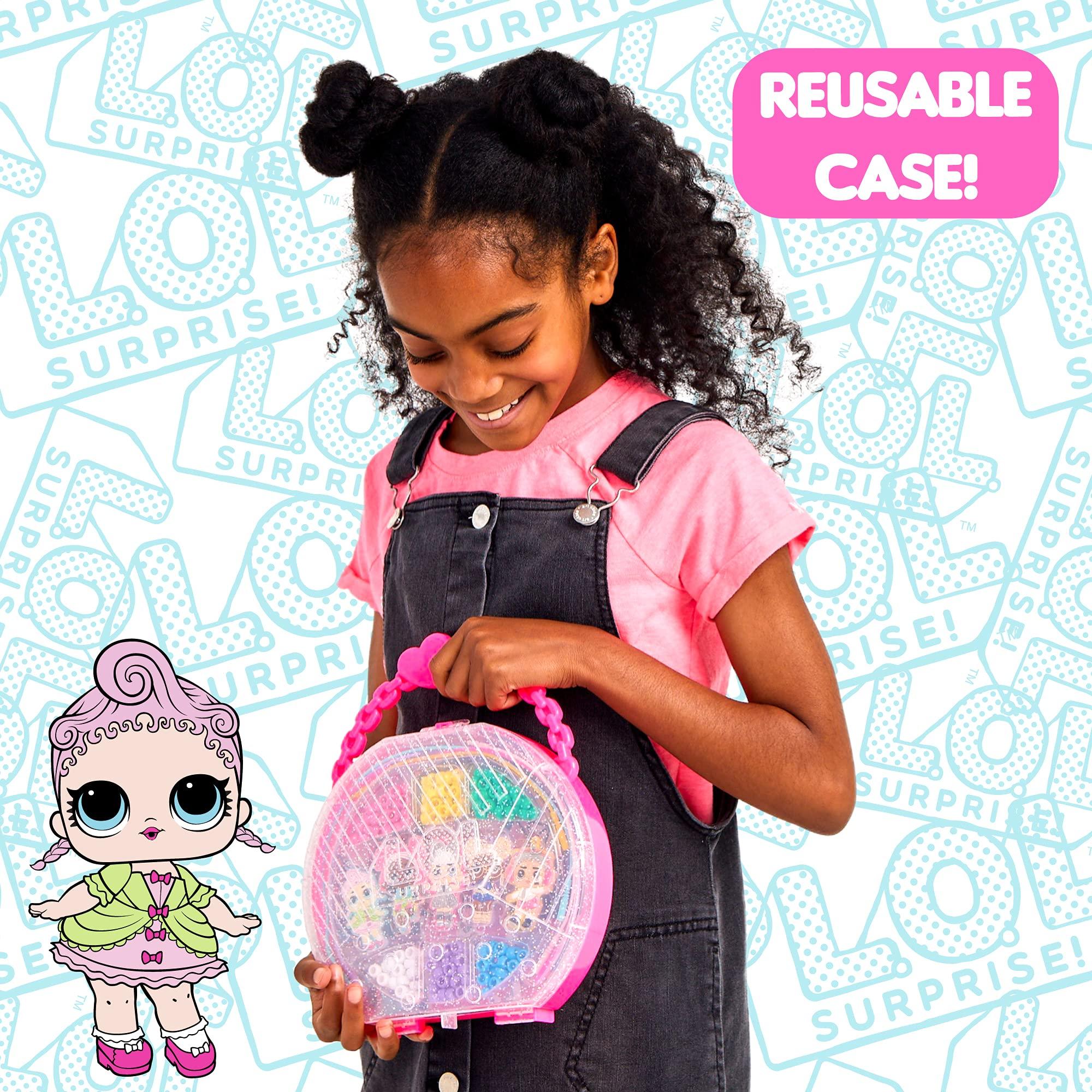 L.O.L. Surprise! L.O.L. Surprise! Jewelry Activity Case, Create Your Own LOL Surprise Jewelry, Bead Kit Great for Travel and On-The-Go, 100+ Custom Accessories, DIY Jewelry Kit for Kids Ages 5, 6, 7, 8, 9