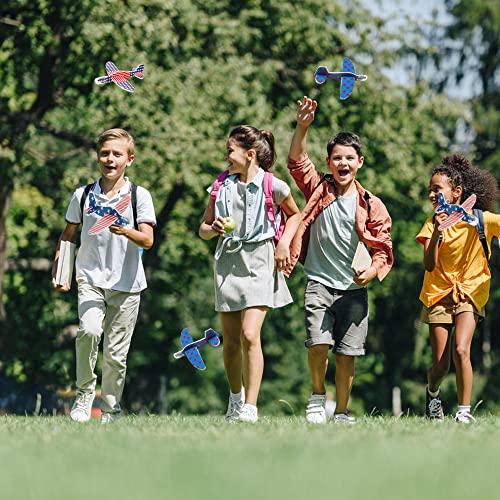 Defemim Defemim 32 Pack Glider Planes for Kids,Foam Glider Plane Toy,Foam Gliders Planes Toys for Kids,16 Designs,for Boys and Girls Birthday Party Favors,Classroom Prizes,party favors kids