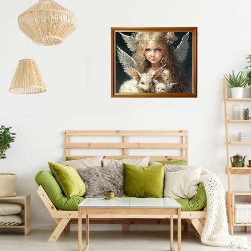 CRAFTHUB CRAFTHUB Cocker Spaniel Wooden Jigsaw Puzzle and Mounting Kit for Adults and Kids, A3 Size