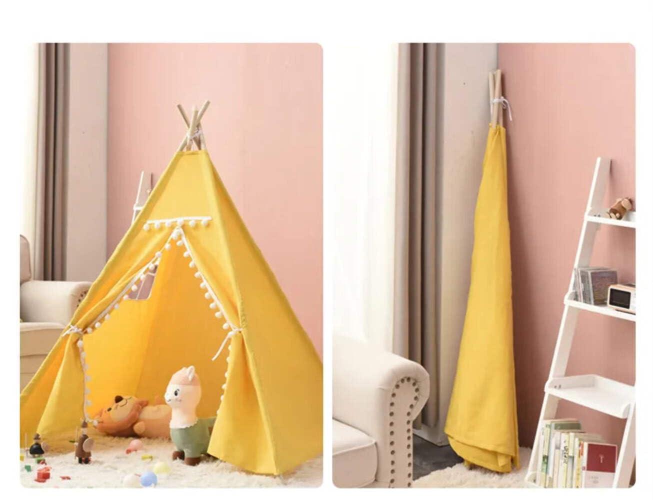 RocketBaby RocketBaby Yellow Teepee Play Tent Yellow Tent
