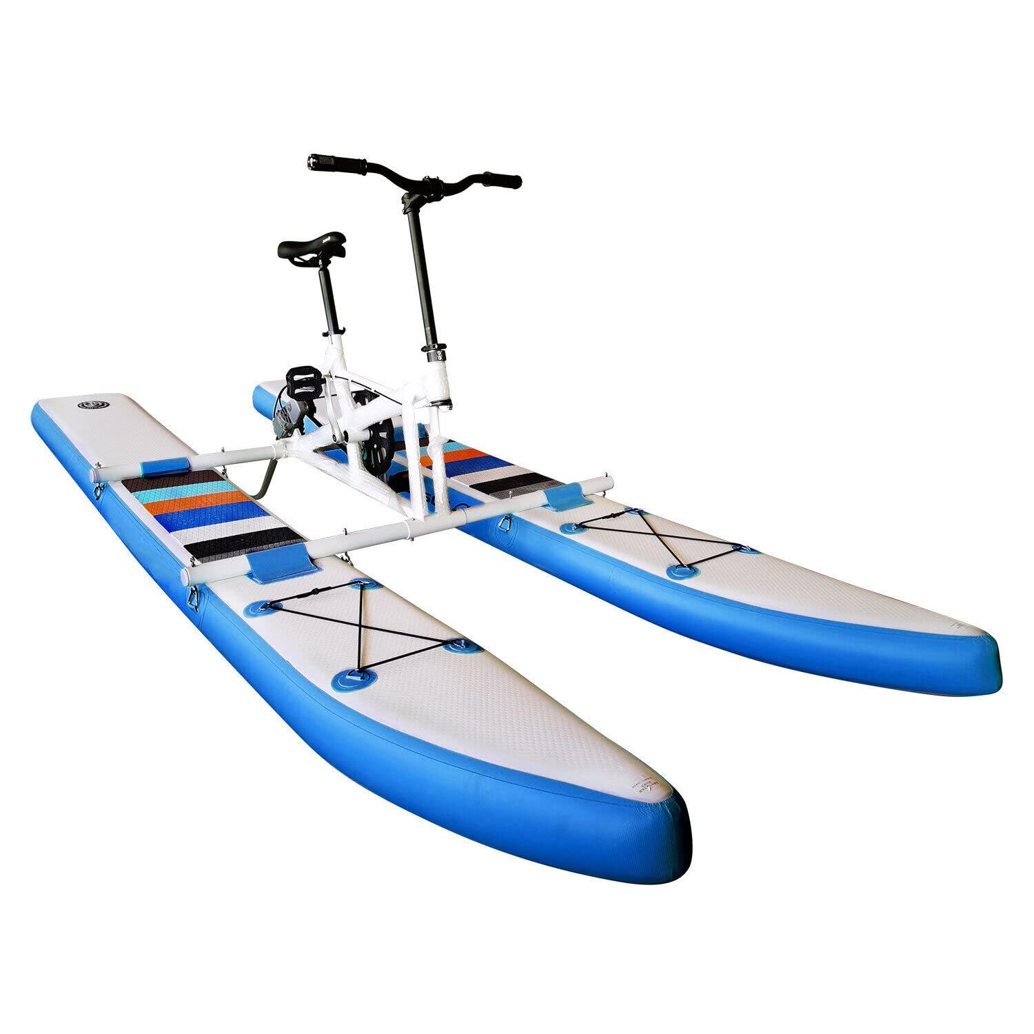 ToysCentral Basics Portable Inflatable Pedal Boat Water Bike