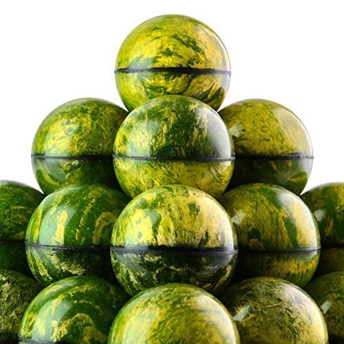 Entervending Entervending Bouncy Balls - Rubber Balls for Kids - Gold Bowling Bounce Balls - 50Pcs Large Bouncy Ball 45 mm - Super Ball Vending Machine Toys - Bouncing Balls Party Favors