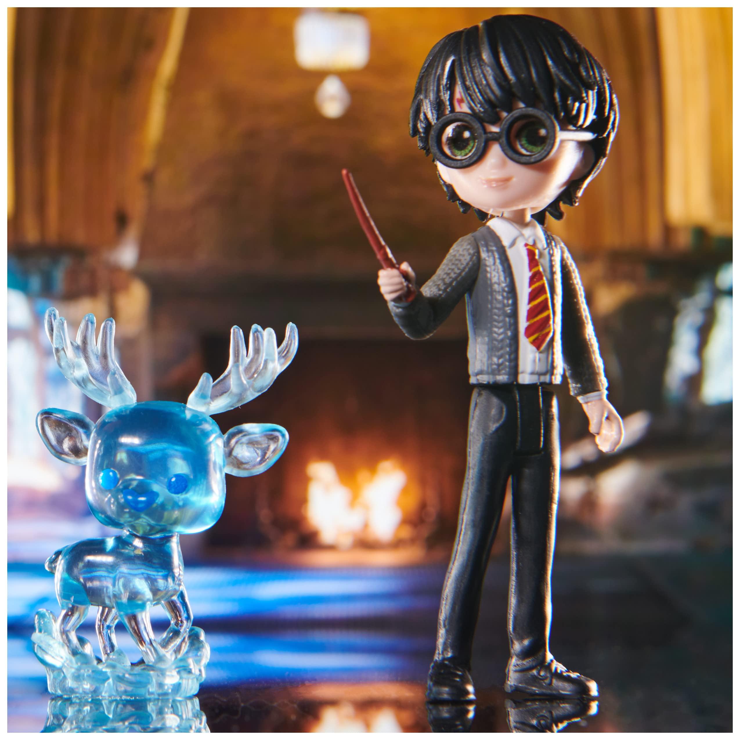 Wizarding World Wizarding World, Magical Minis Harry Potter and Ginny Weasley Patronus Friendship Set with 2 Toy Figures and 2 Creatures, Kids Toys for Ages 5 and up