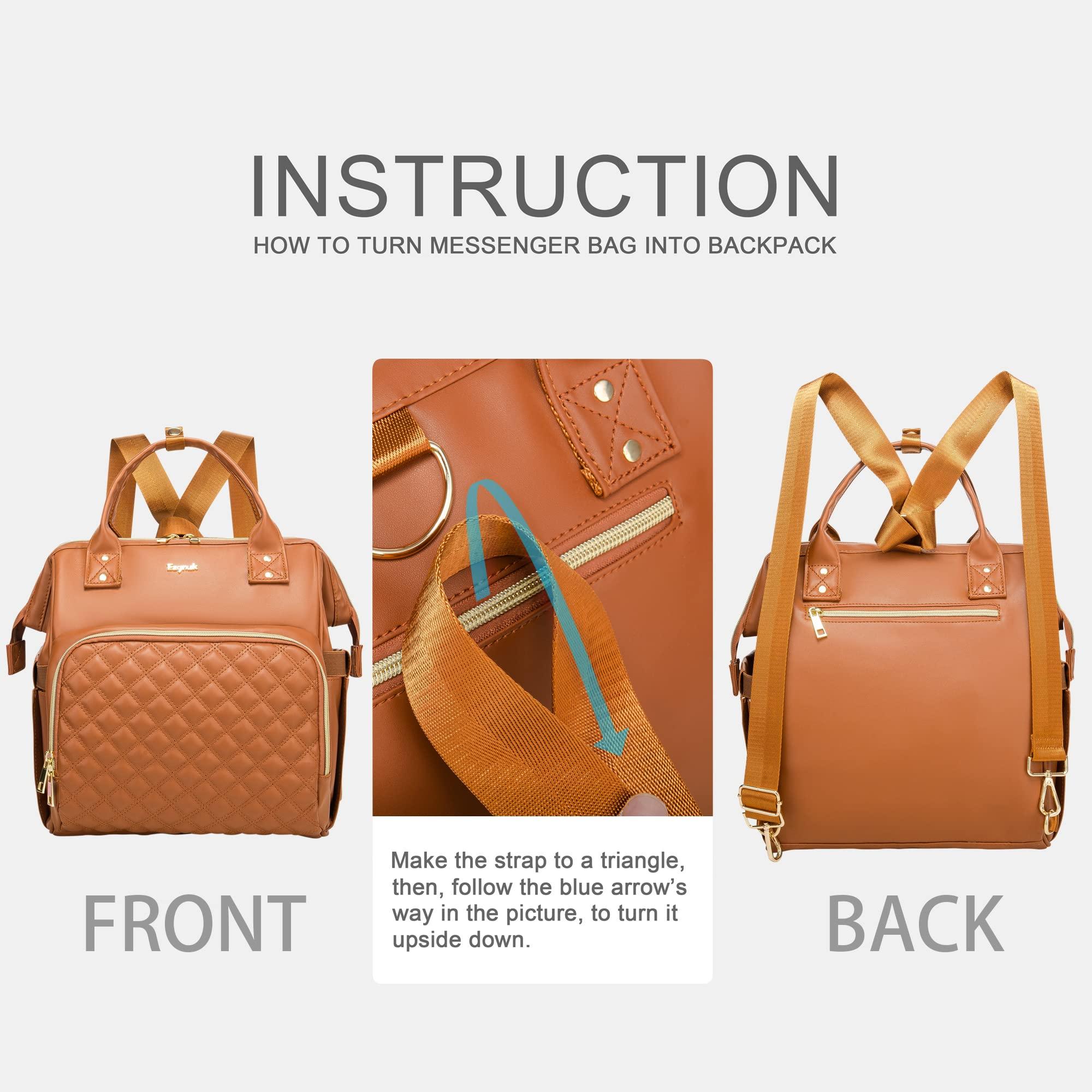 Ezgnuk Ezgnuk Small Diaper Bag, Mini Baby Backpack, Multi-function Waterproof Travel Tote Work Bag