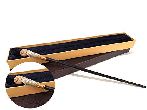 HOLIDAYFUN HOLIDAYFUN Handcrafted Magic Wand, Handcarved, Black Wand, Professor Wand, Wizard Sorcerer's Wand (06)