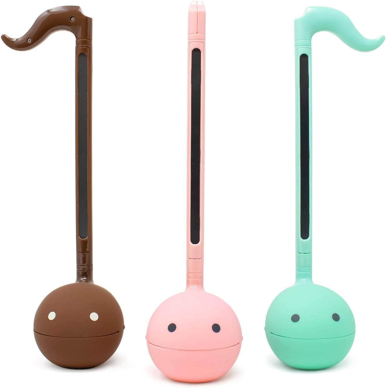 Otamatone Otamatone Japanese Electronic Musical Instrument Portable Music Synthesizer from Japan by Maywa Denki Studio Award Winning, Educational Fun Gift for Children Teen Adult - Chocolate Strawberry Mint Set