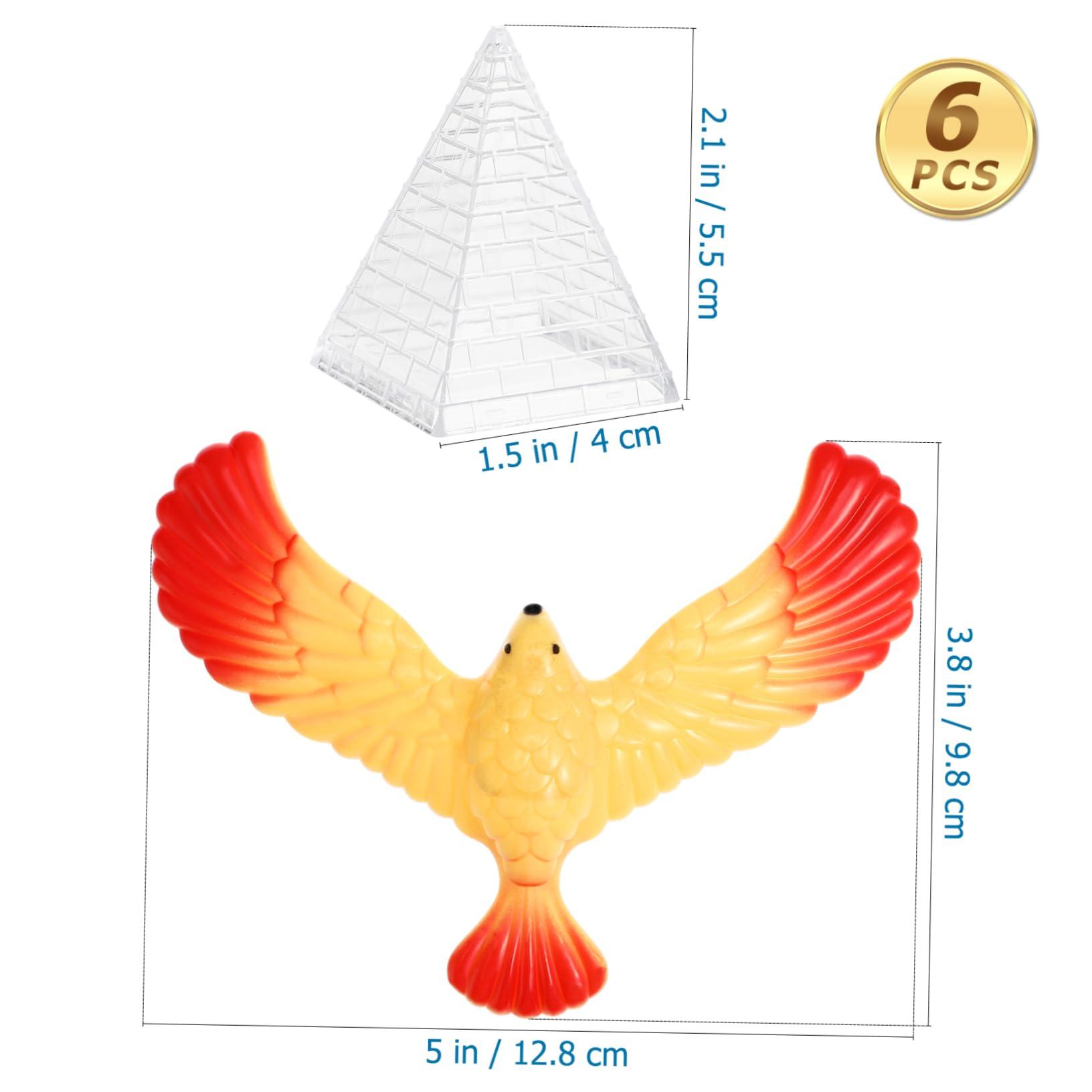 Alasum 12 Pcs Balance Bird Toy Novelty Trick Owl Balancing Gravity Bird Balancing Balance Finger Bird Puzzle Beak Chain Pyramid Balance Eagle Children Balancing Eagle Plastic
