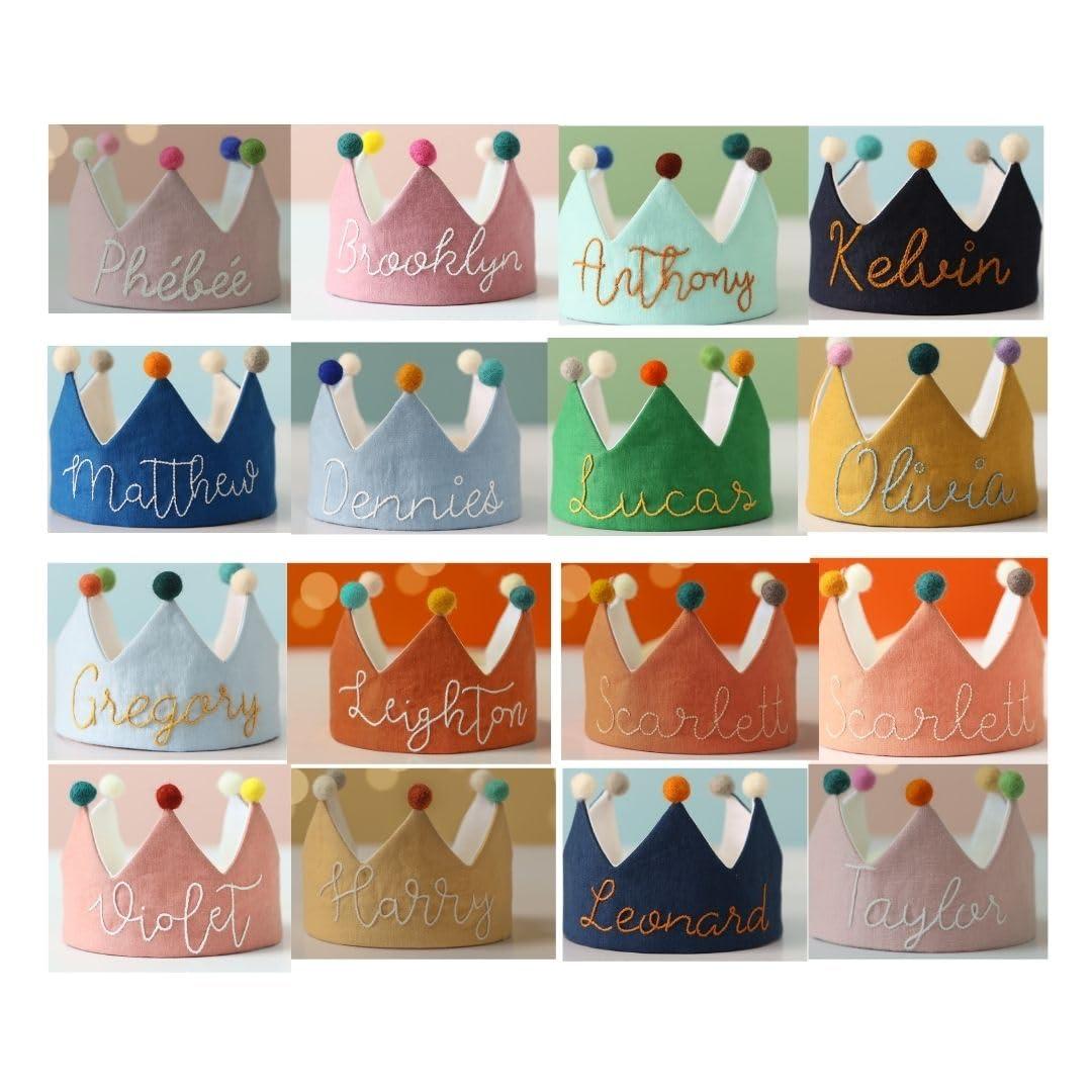 ToysCentral Basics Light Blue Birthday Crown,Personalized Crown, Personalized Baby Crown, Personalized Baby Crown, Personalized Baby Name Gifts, Personalized Baby Gifts, Personalized Crown 14.9 inchesx3.7 inches