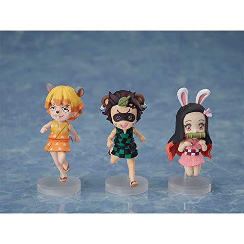 Aniplex Aniplex BUZZmod. Demon Slayer Kimetsu no Yaiba Inosuke Hashibira Action Figure 1/12 & Mini Mascot Figure ( Tanjirou Nezuko Zenitsu )