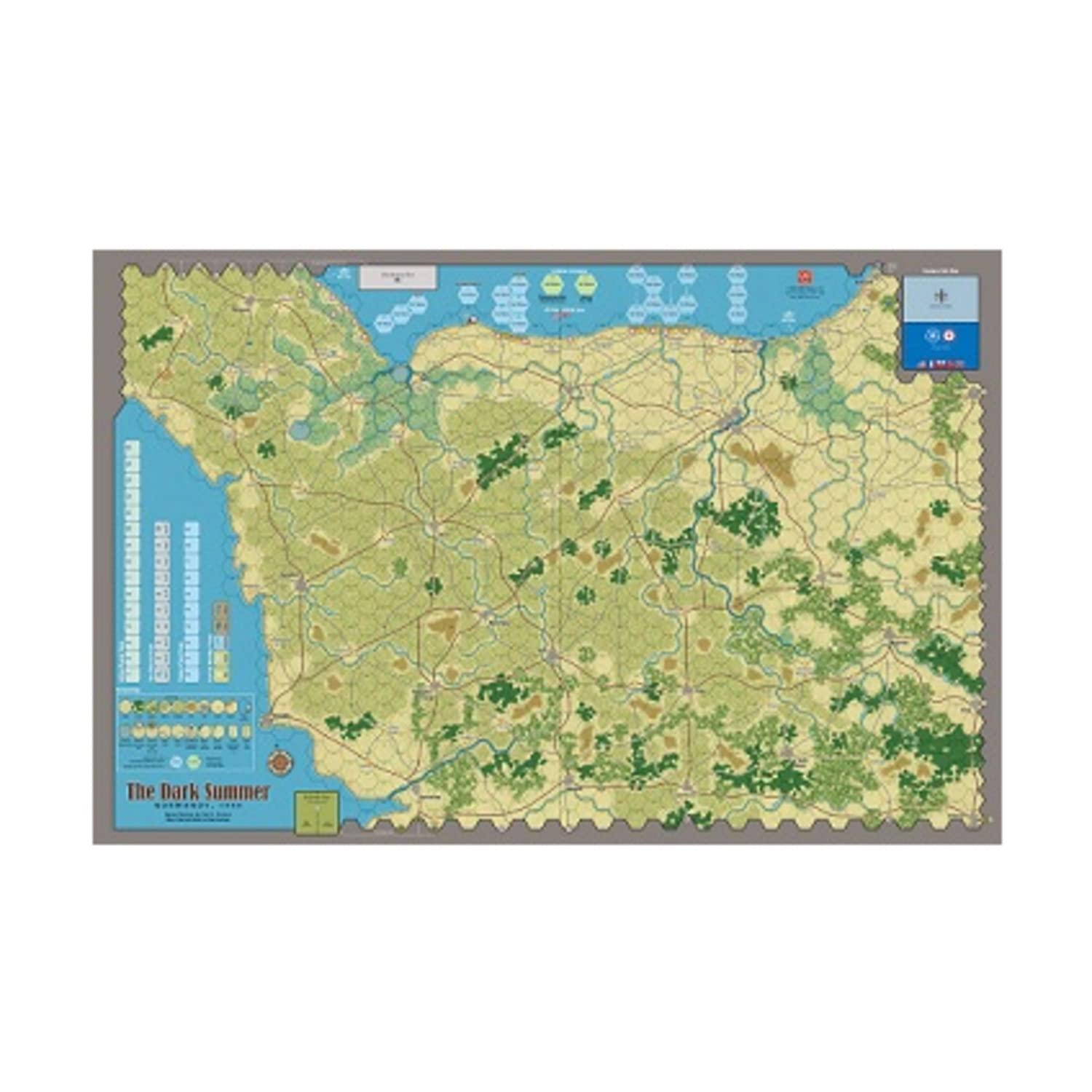GMT Games The Dark Summer: Normandy 1944 Board Game by GMT Games 2 Players Board Games for Family 480 Minutes of Gameplay Games for Game Night Teens and Adults Ages 14+ - English Version