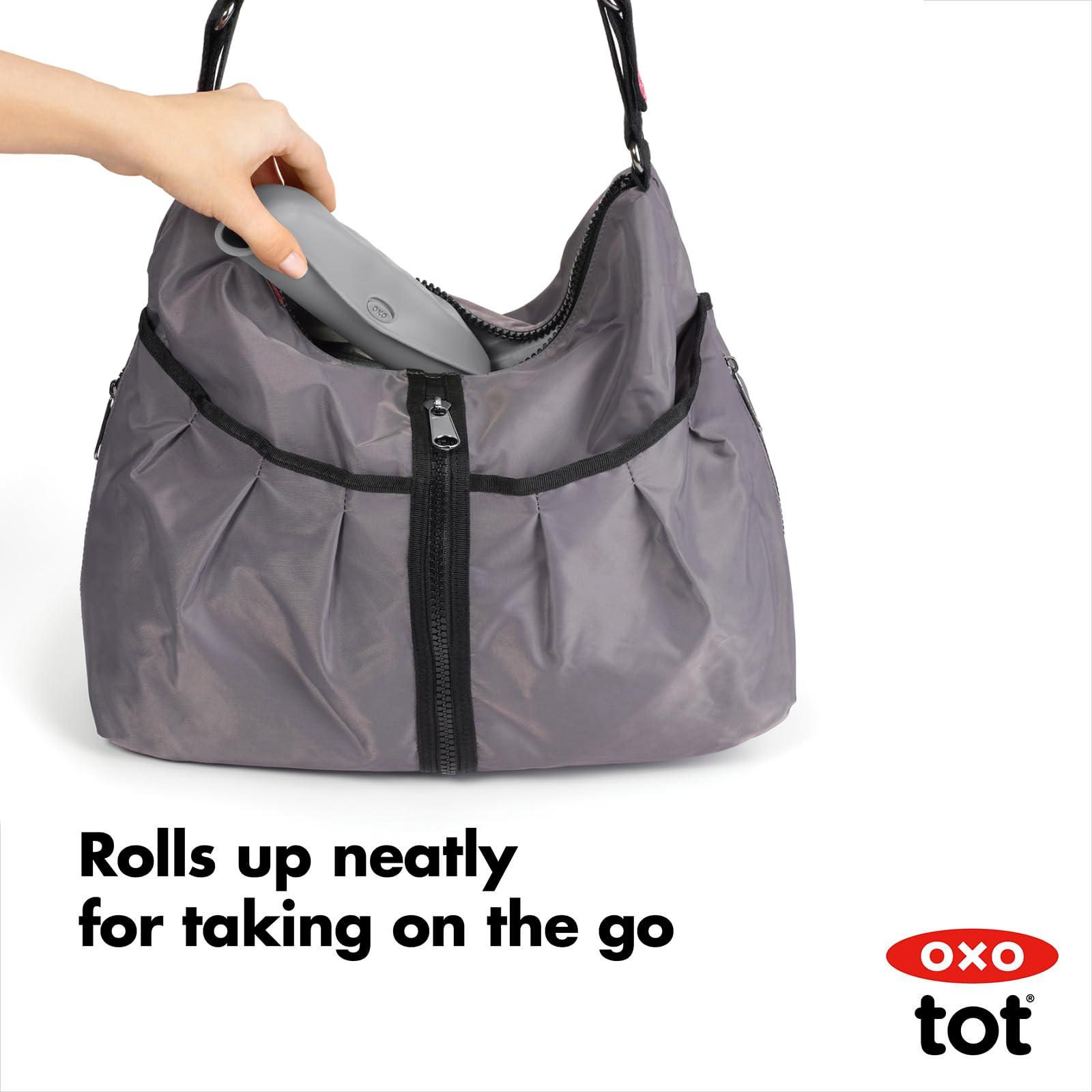 OXO OXO Tot Perch Booster Seat with Straps, Gray & Tot Nest Booster Seat with Removable Cushion