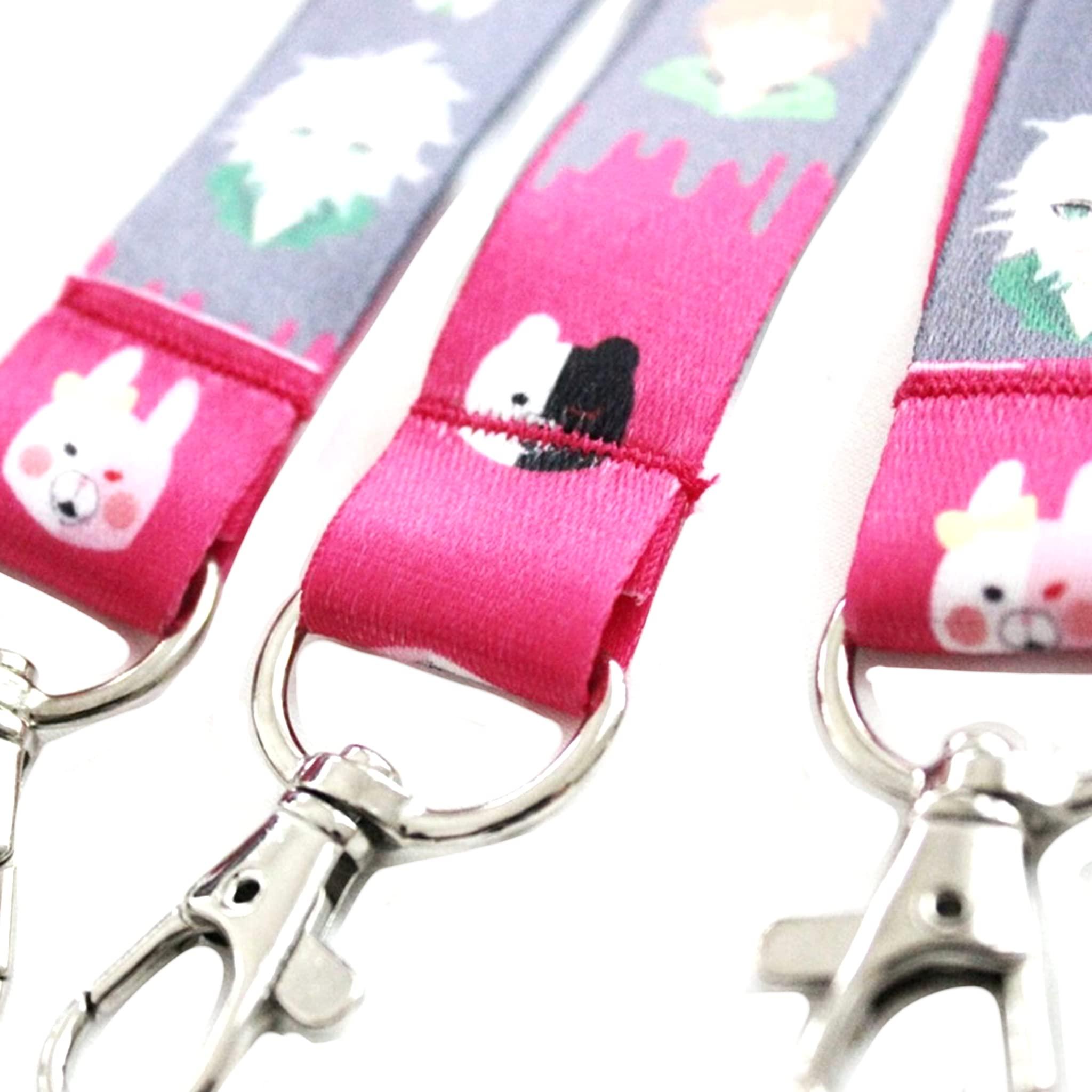 KOHI ANDIE DANGAN RONPA LANYARD FT. KOMAEDA, MONOKUMA, CHIAKI, JUNKO, ETC.
