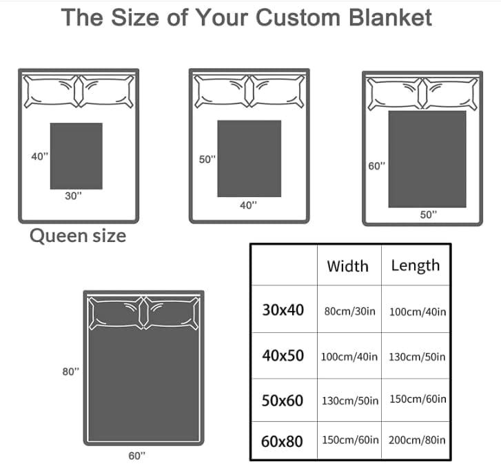 remberever remberever Personalized Name Blanket for Kids and Adult Customized Name Blanket Flannel Custom Blanket Personalized Blanket Throw