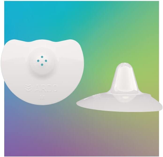 ARDO Ardo Tulips Contact Nipple Shields for Breastfeeding, Made in Switzerland, 2 Count with Carrying Case, BPA Free (S, 16mm)
