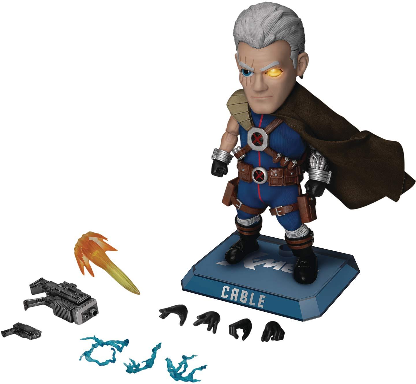 Beast Kingdom Beast Kingdom X-Men: Cable EAA-097 Egg Attack Action Figure, Multicolor