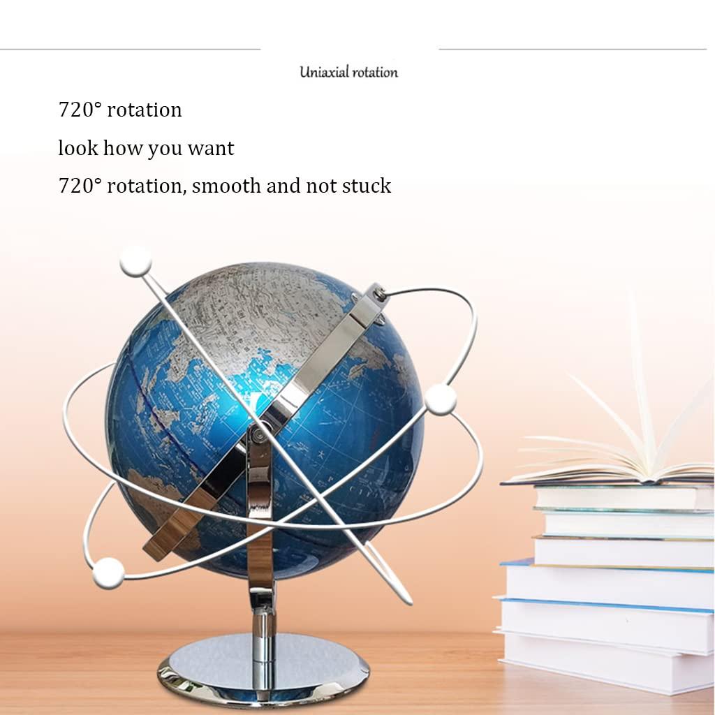 wAxd wAxd Decorative Globe Desktop World Globes Hd World Globe with Stand for Student Teaching Geographic World Globe Office Study Decoration, Chinese and English Perfect and Practical