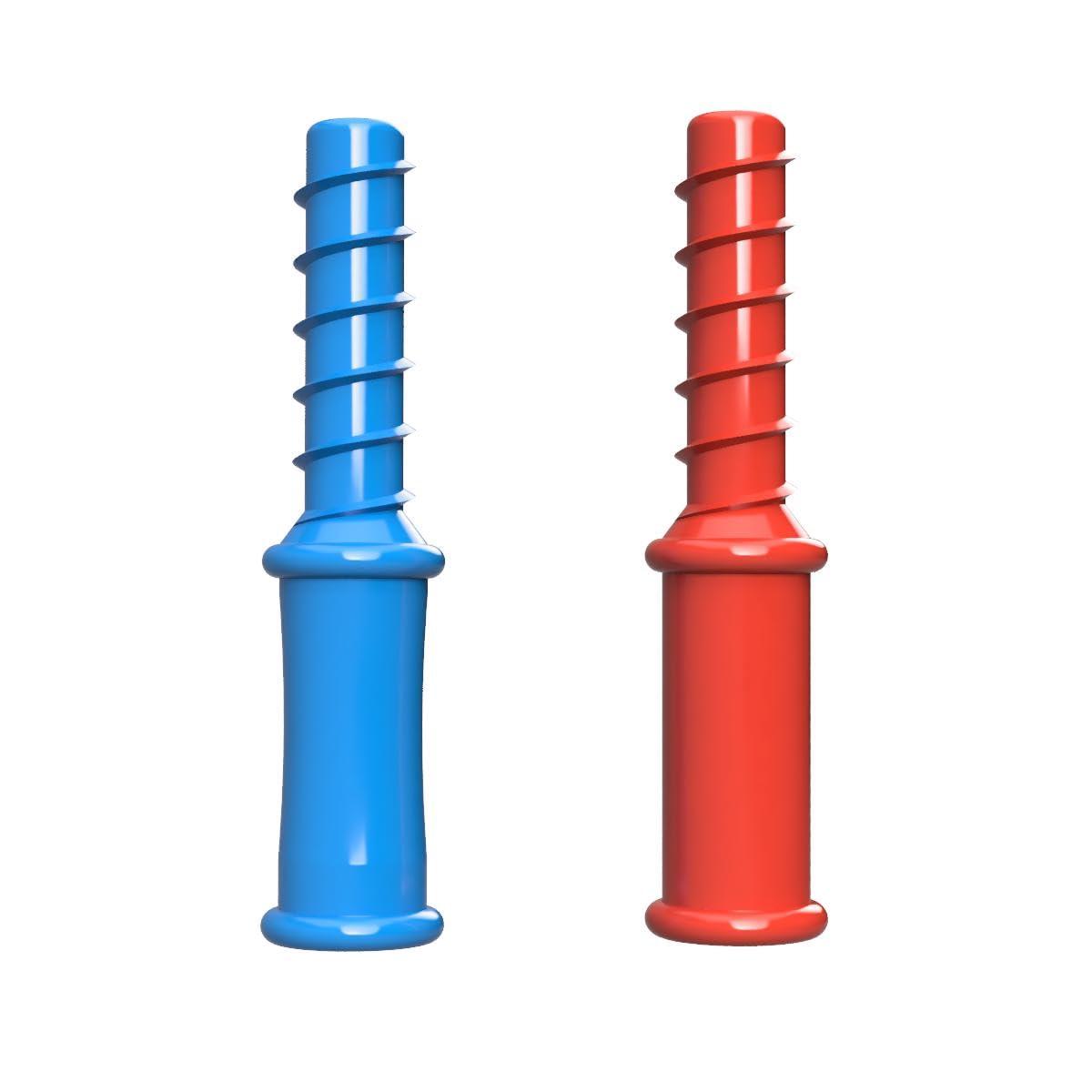 OmniMart OmniMart Pool Noodle Handle, Pirate Sword for Battle, Swim Toy, Foam Sword (Red+Blue, S)