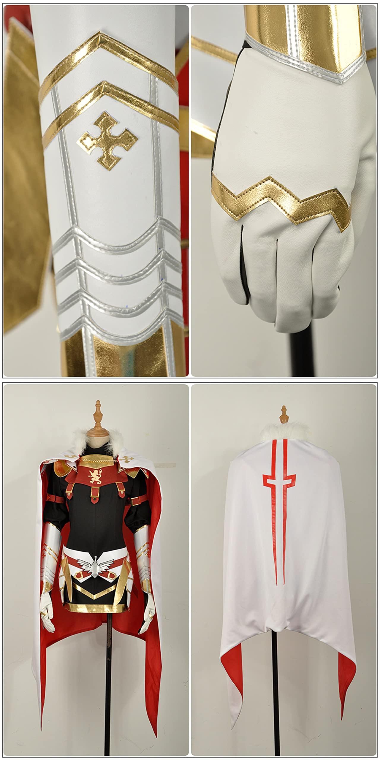 Weixu Weixu Rider of Black Astolfo Cosplay Costume Outfits with Cloak Halloween Party Carnival Suit for Men S