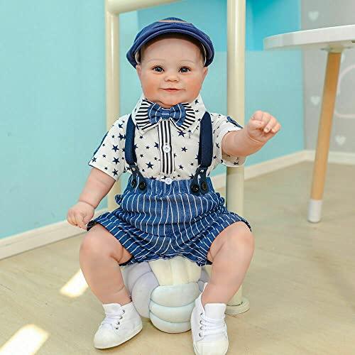 24 Inch Reborn Boy Doll Clothes Summer Outfits for 22 24 Inch Reborn Baby Clothes Boy Dolls