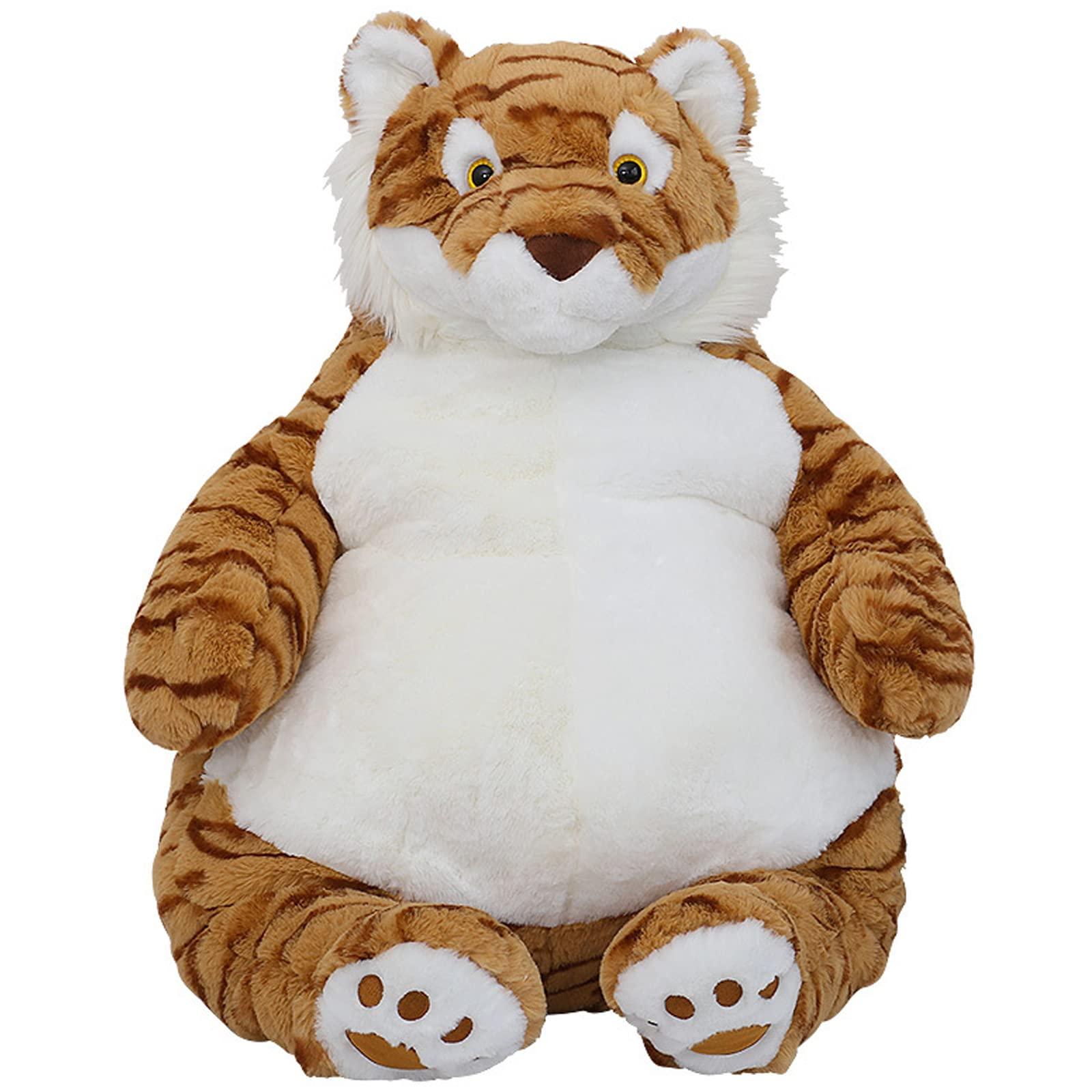ronivia ronivia Tiger Weighted Stuffed Animals, 17\" 3.5 lbs Weighted Tiger Plush Large Weighted Plush Animal Toy Pillow Gifts for Boys and Girls