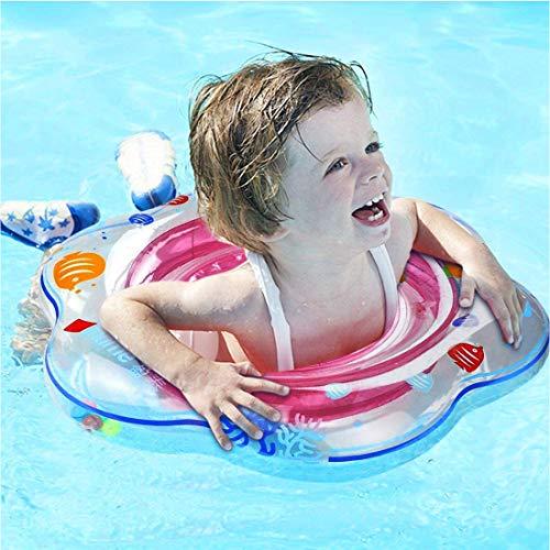 POYLKJGYT Baby Swimming Float Ring,Baby Inflatable Pool Floatie Baby Water Float Infant Swim Pool Rings for Toddler Kid Age 6-48 Months, Bathtub Toys Pool Accessories for Kids Toddlers.Green