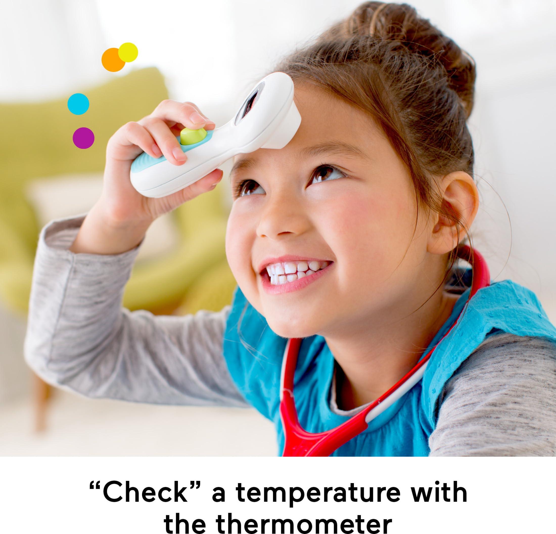 Fisher-Price Fisher-Price Preschool Pretend Play Medical Kit 7-Piece Doctor Bag Dress Up Toys for Kids Ages 3+ Years