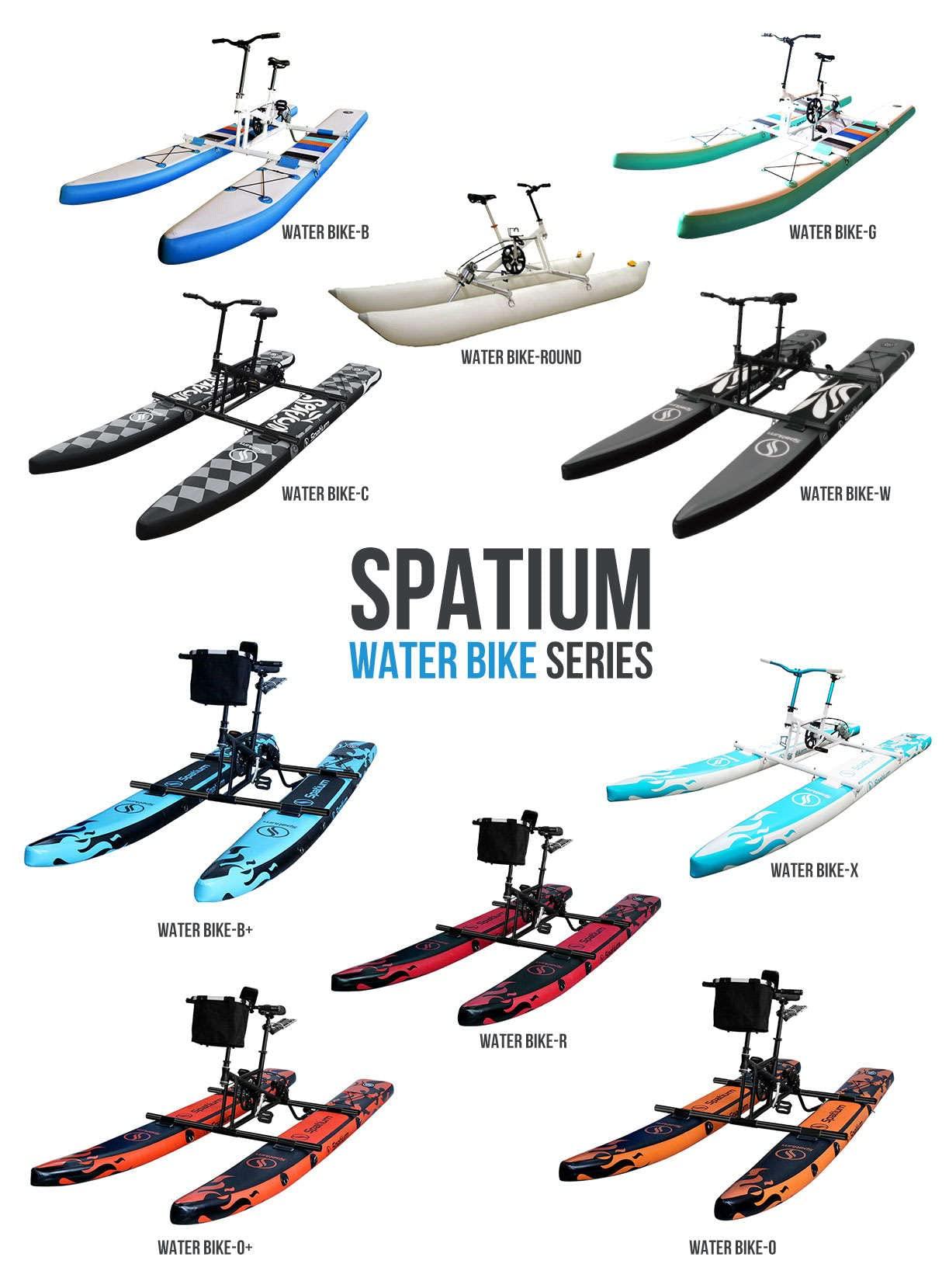 ToysCentral Basics Portable Inflatable Pedal Boat Water Bike