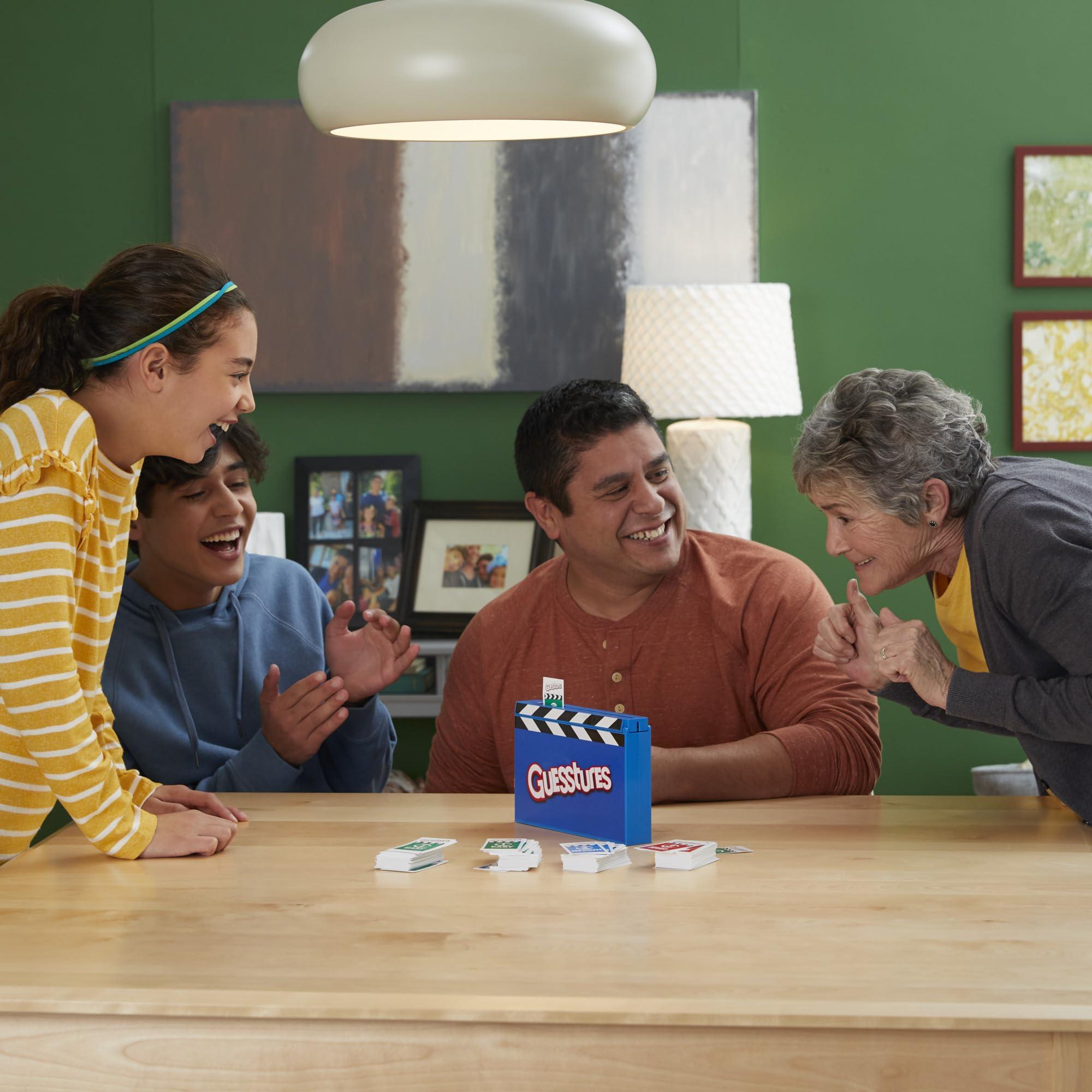 Hasbro Gaming Hasbro Gaming Guesstures Game, Charades Game for 4 or More Players, Family Party Game for Ages 8 and Up