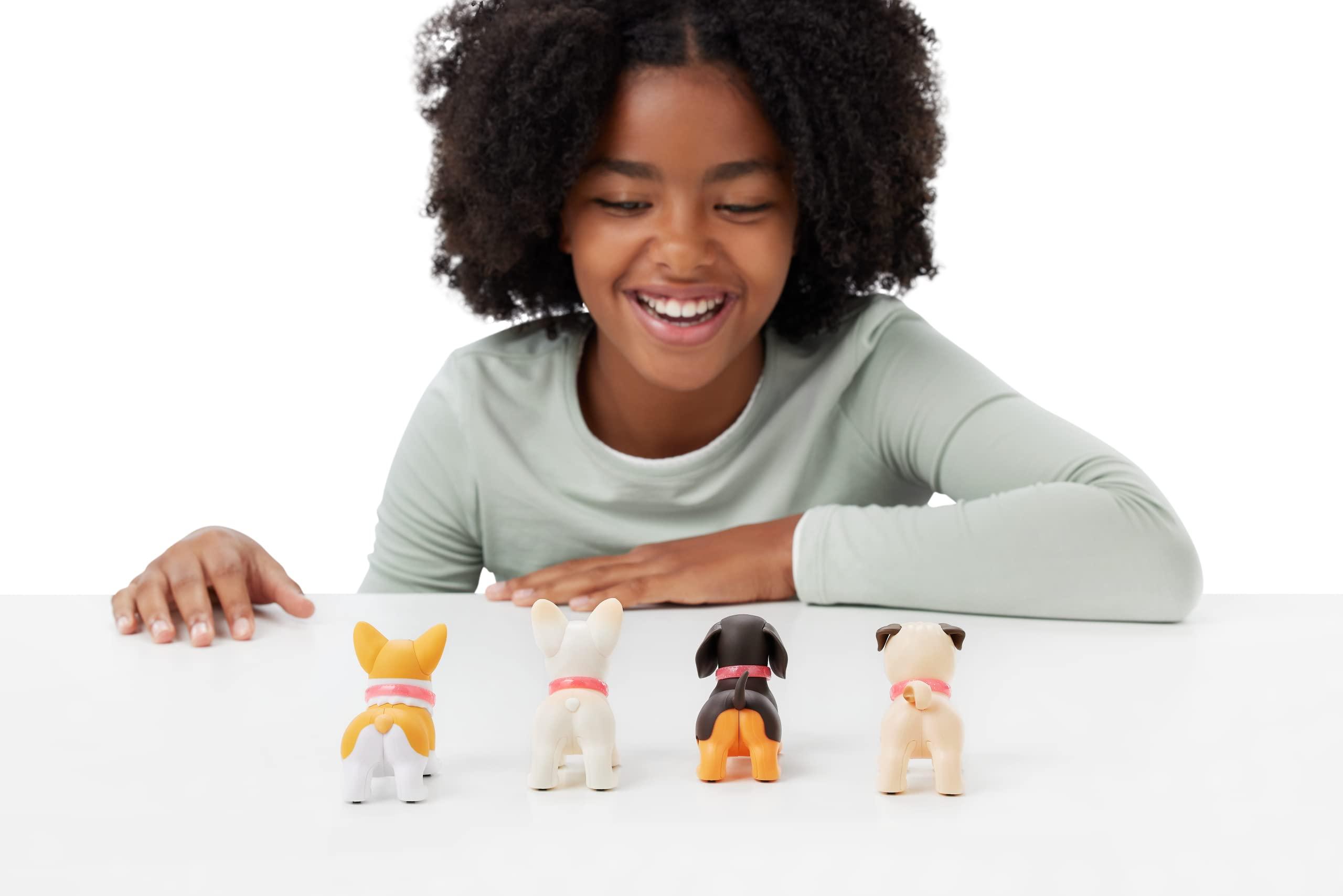 Pets Alive Pets Alive Booty Shakin\' Pups (Corgi & Pug) by ZURU, Interactive Mini Dog Toys That Walk, Waggle, and Booty Shake, Electronic Puppy Toy for Kids and Girls (2 Pack)
