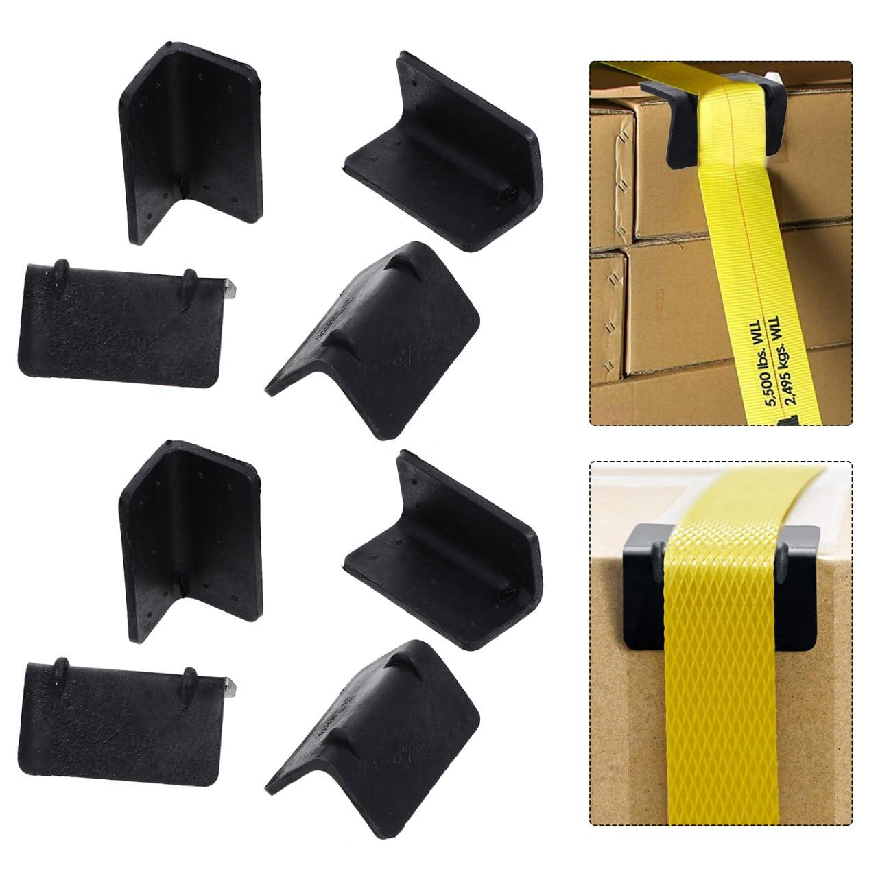 IWOWHERO IWOWHERO 100 Pcs Corner Guard Strap Guards for Shipping Boards Corner Protectors Corners Guard Packaging Cardboard Edge Protector Cargo Protector Fixed Angle Plastic Box Shape