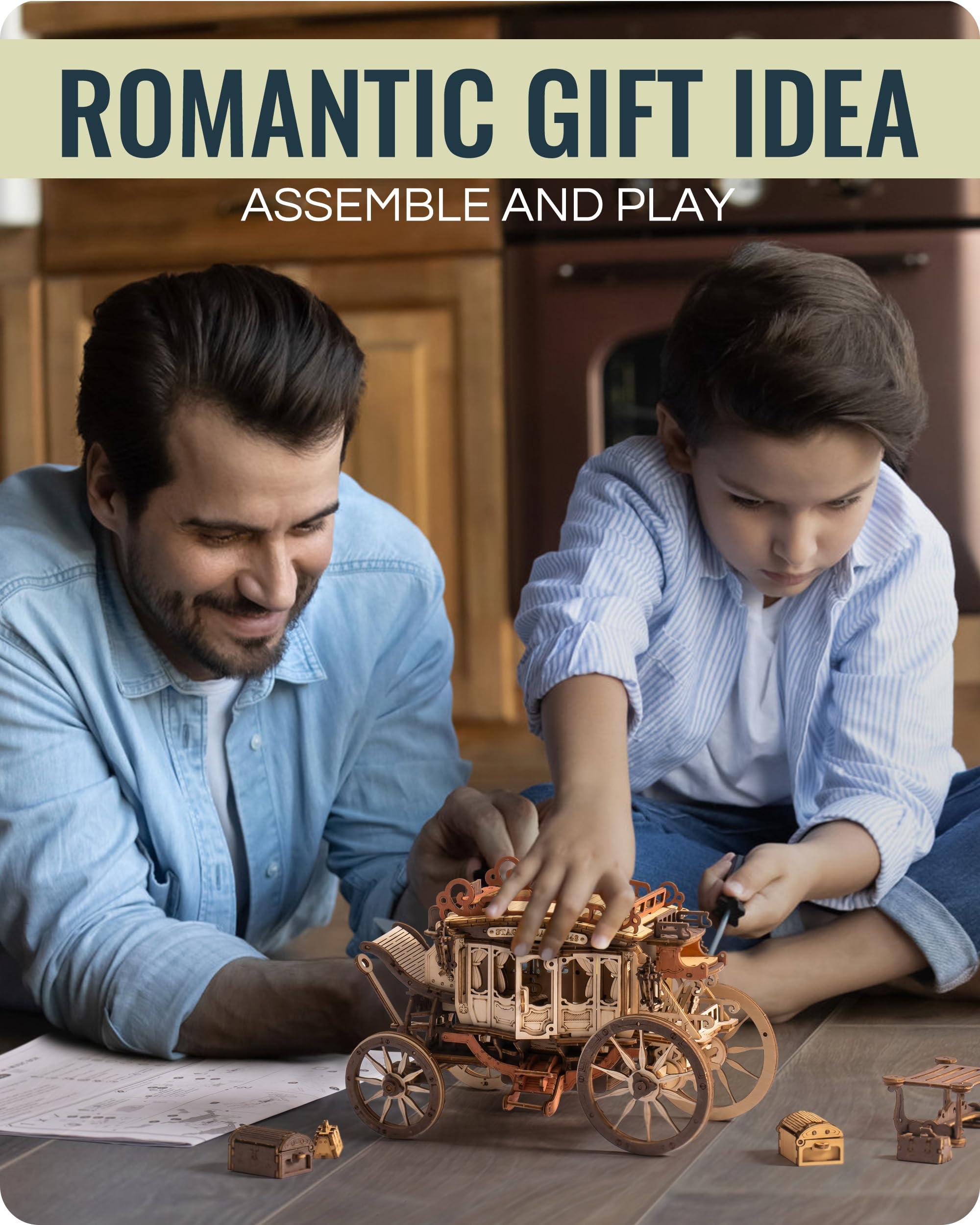 Wowood Wowood 3D Wooden Puzzles for Adults, 3D Puzzle Models for Adults to Build