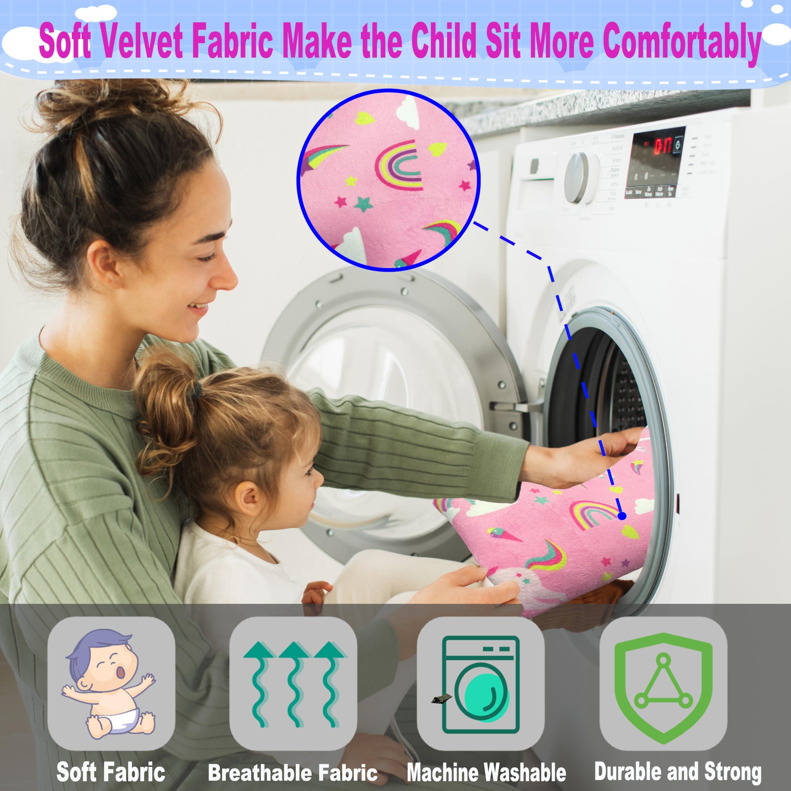 Gulissa Toddler Airplane Bed, Airplane Travel Essentials for Kids, Baby Portable Plane Bed for Flights, Airplane Must Haves for Kids Makes Your Trip Enjoyable and Comfortable(Pink)