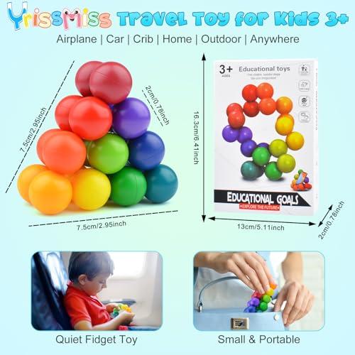 Yrissmiss 2PCS Autism Sensory Toys for Autistic Children , Sensory Fidget Toys for Adults Kids, Autism Toys for Toddlers 3-4, Travel Toys Present for Kids Ages 3 4 5 6 7+ ,Stocking Stuffers Present(A)