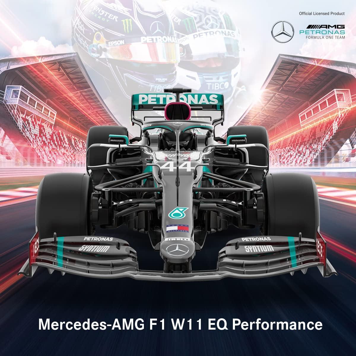 RASTAR RASTAR Mercedes-AMG F1 W11 EQ Performance 1:18 Scale Remote Control Car, Mercedes AMG Pertronas F1 Car Mode Mercedes F1 Toys Gifts for Boys