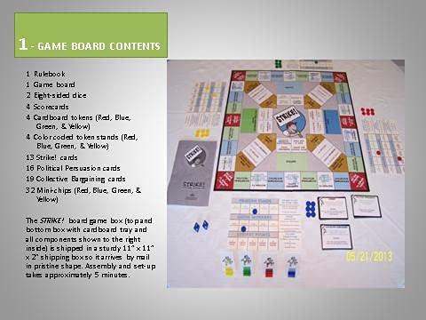 STRIKE! STRIKE! STRIKE! STRIKE! STRIKE! LABOR UNIO Strike! Board Game